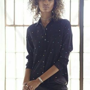 Rails silk star shirt